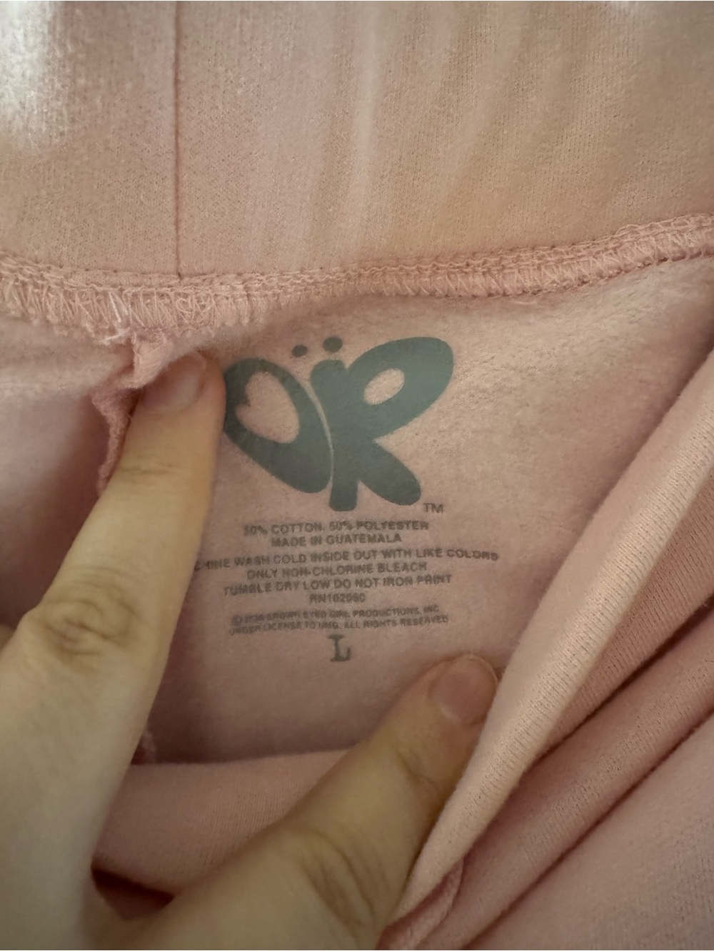 Women’s Pink Drawstring Lounge Shorts Olivia Rodrigo - Picture 3 of 4